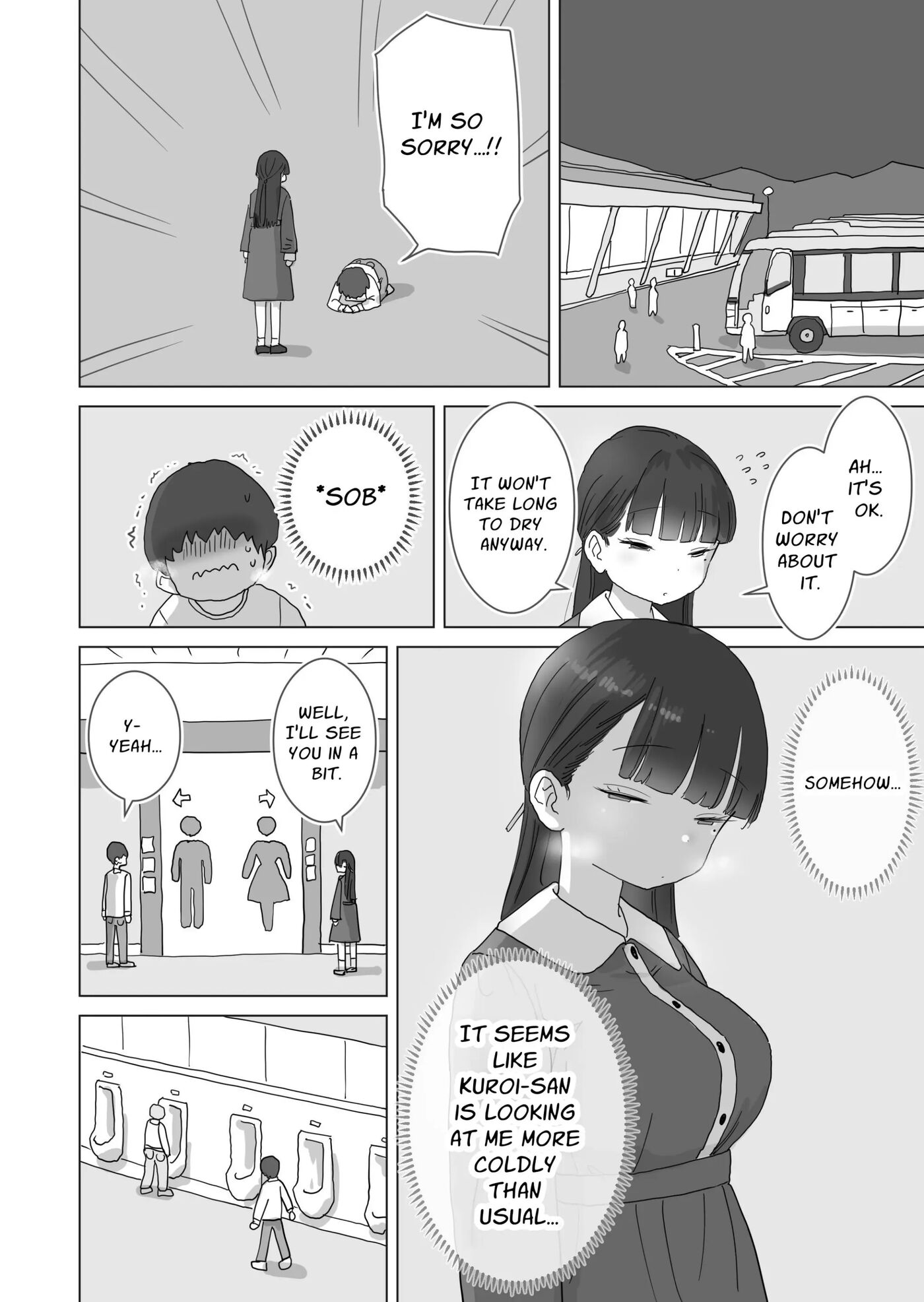 My Classmate Kuroi Lets Me Secretly Creampie Her Even On An Overnight Bus Chapter 1000 Page 20